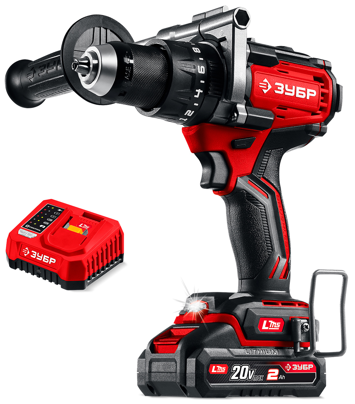 Изображение товара Дрель-шуруповерт ударный бесщеточный Зубр 20 В 165 Н·м LMS