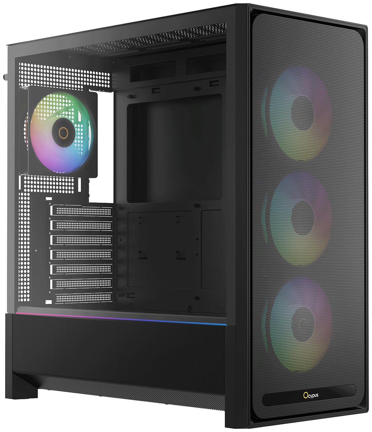 Изображение товара Компьютерный корпус Ocypus Delta C70 BK ARGB Black (Delta-C70-BKG400XX-GL)