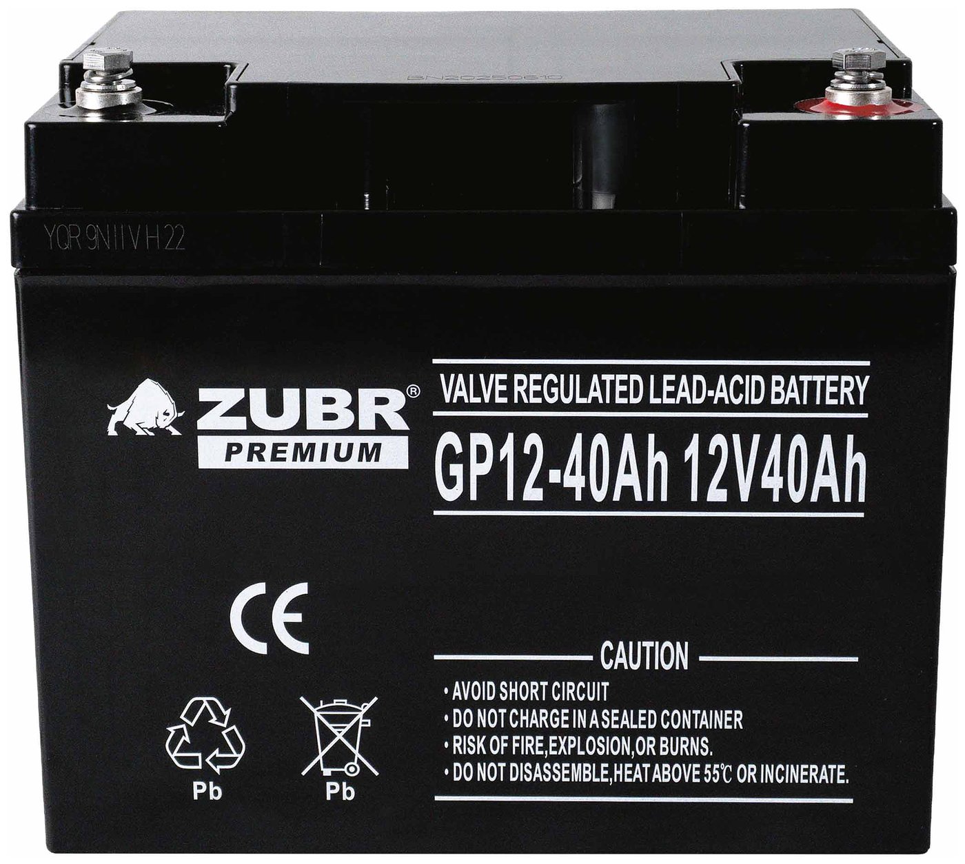 Изображение товара Аккумуляторная батарея Зубр GP12-40 12V40Ah