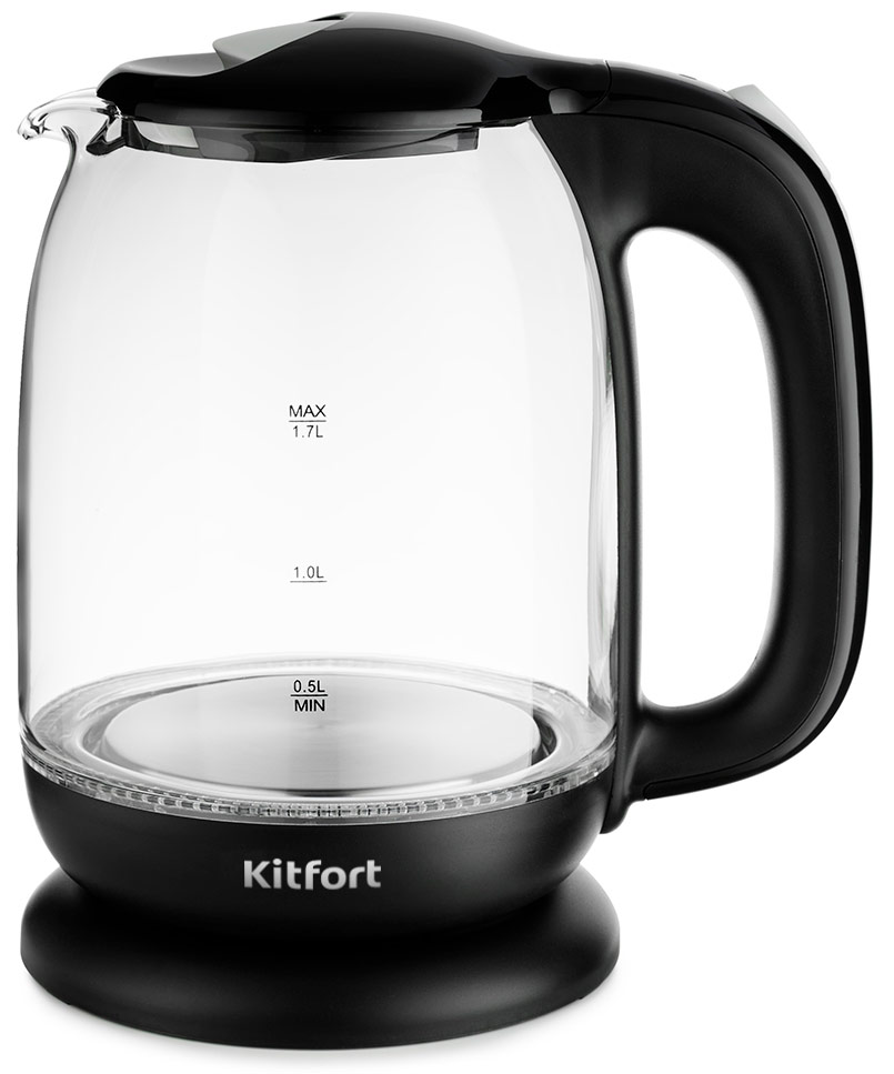 Чайник электрический Kitfort КТ-625-5 серый чайник электрический kitfort чайник кт 625 5 серый