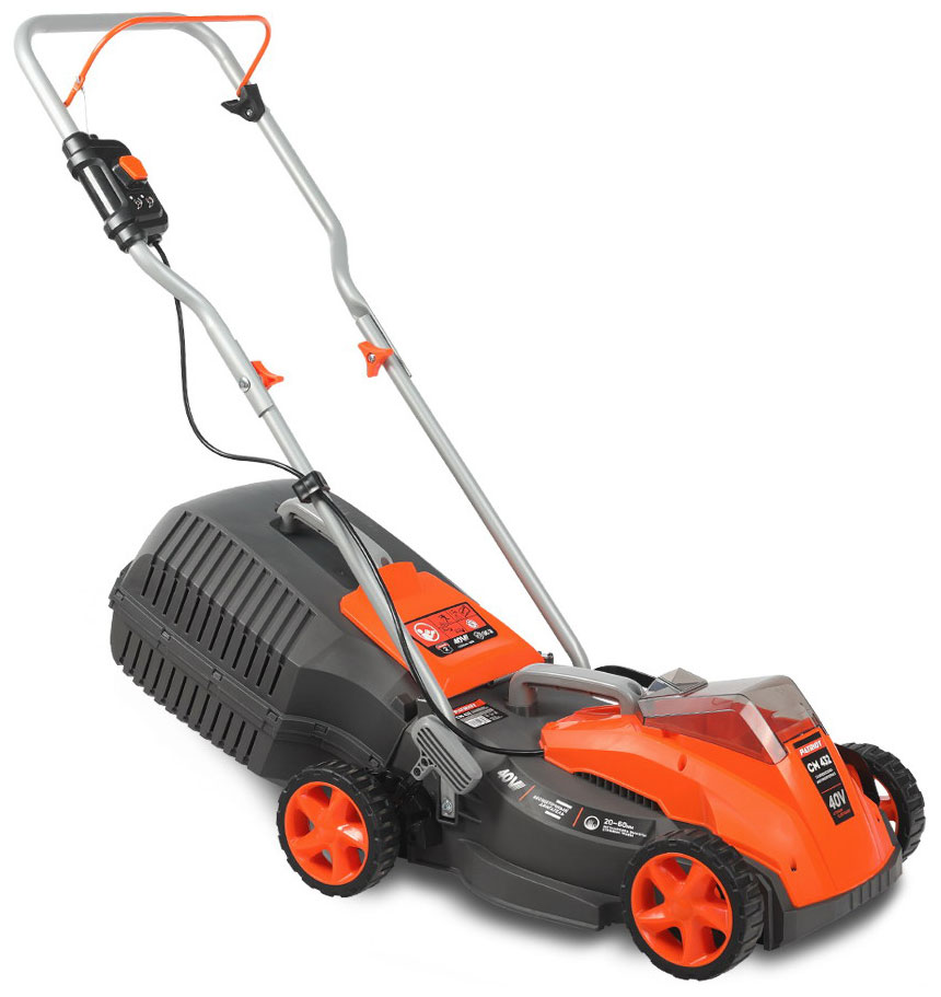 Изображение товара Аккумуляторная газонокосилка Patriot CM 432 с регулировкой высоты и объемом 30 л