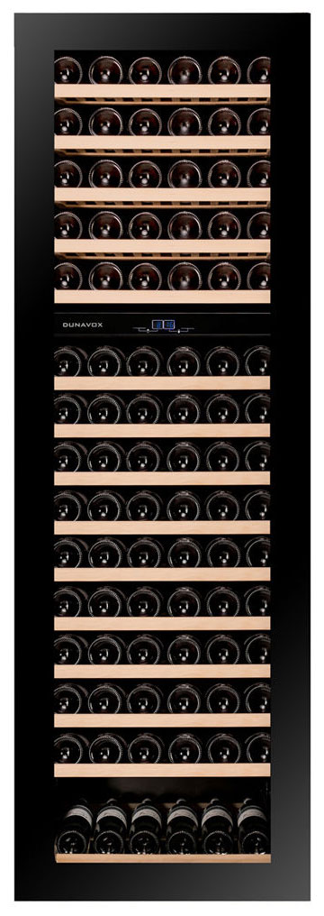 Изображение товара Встраиваемый винный шкаф Dunavox DAVG-114.288DB.TO с двузонной системой охлаждения
