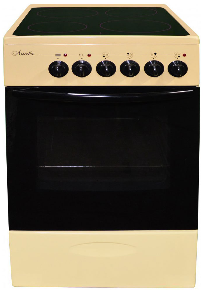 Изображение товара Электроплита Лысьва EF4002MK00 с духовкой и грилем кремовая 84х50х60 см