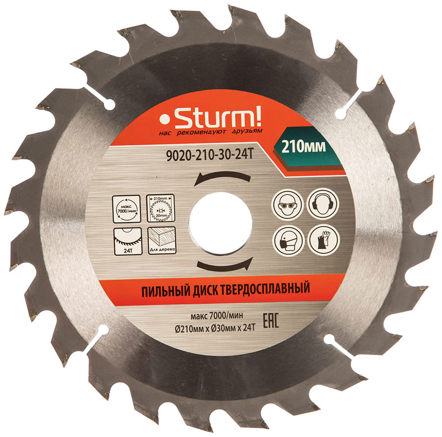 диск пильный sturm 9020 235 30 24t Пильный диск Sturm 9020-210-30-24T