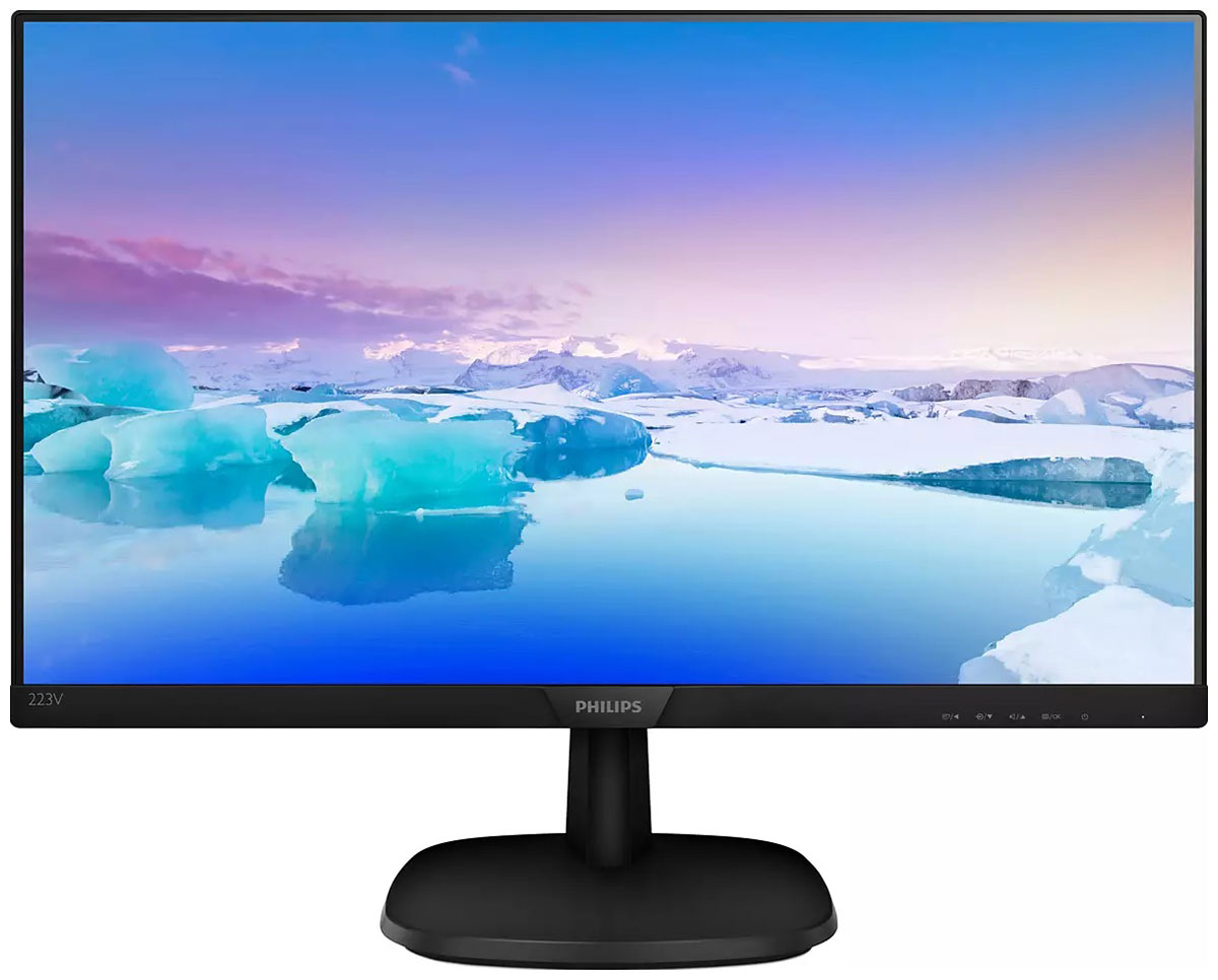 ЖК монитор Philips 243V7QDSB(00/01) черный ЖК монитор Philips 243V7QDSB(00/01) черный