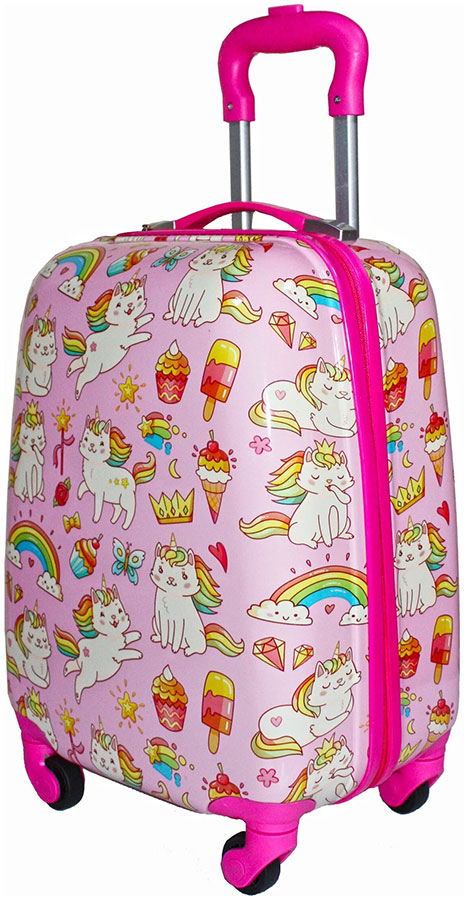 Чемодан детский Lats Коты-единороги 2 книги в подарок 4999₽