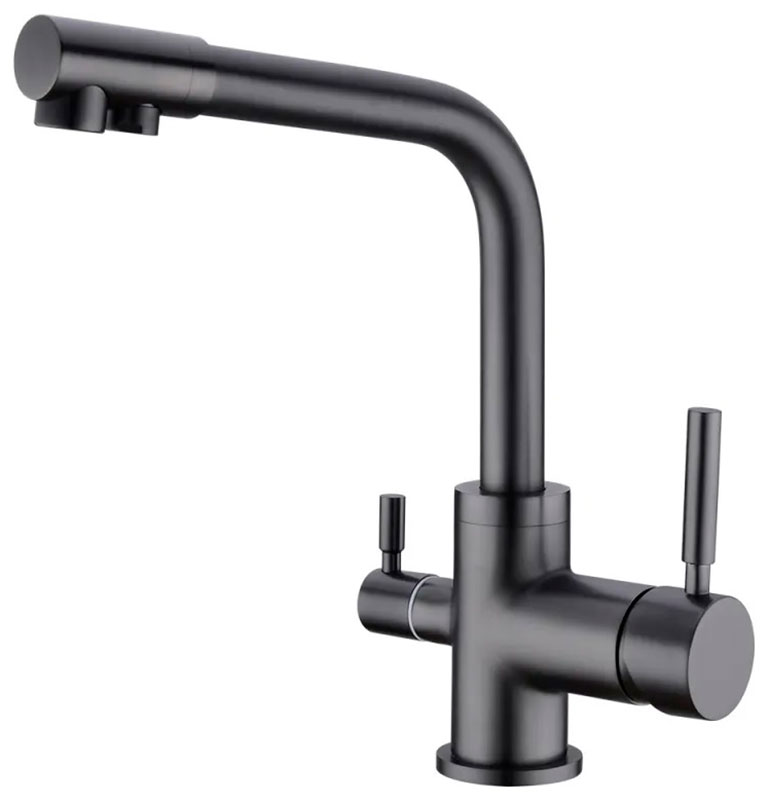 Изображение товара Кухонный смеситель Emar ECB - 3003N PVD dark Латунь