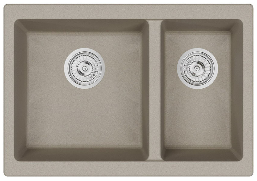 Изображение товара Кухонная мойка Emar EMQ-2665.PL Сардоникс с двумя чашами