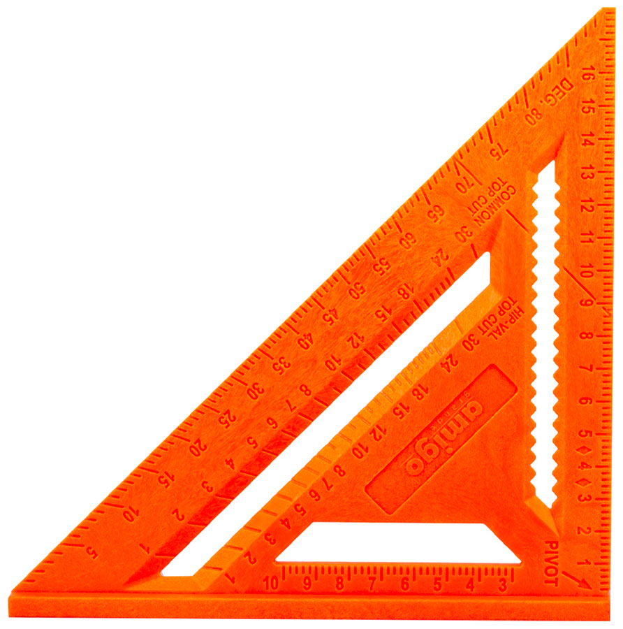 Изображение товара Угольник разметочный Amigo 185 мм 74604