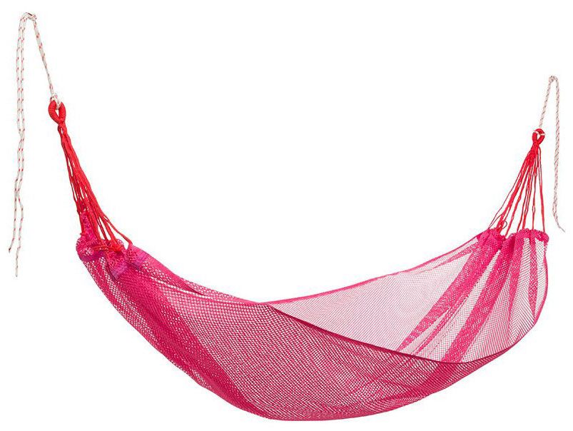 Изображение товара Гамак-сетка Ecos HM-337 009337 200х120см поливискоза с чехлом розовый