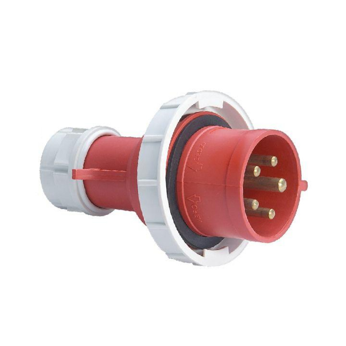 Изображение товара Переносная вилка EKF 0252 3P+PE+N 32А IP67 для электромонтажа