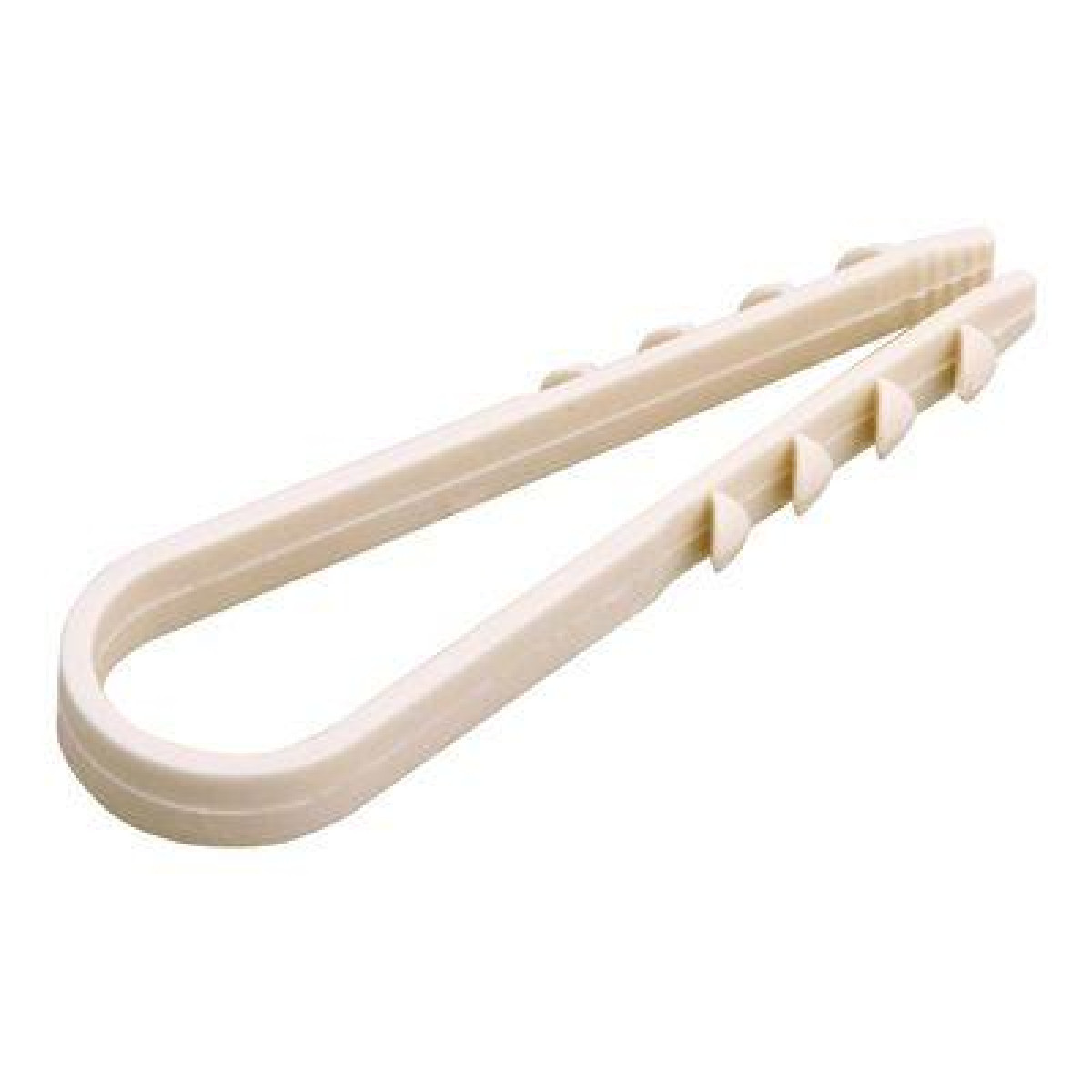 Изображение товара Кабели, провода и аксессуары Rexant Дюбель-хомут 11-18 для круглого кабеля бел. (уп.100шт) REXANT