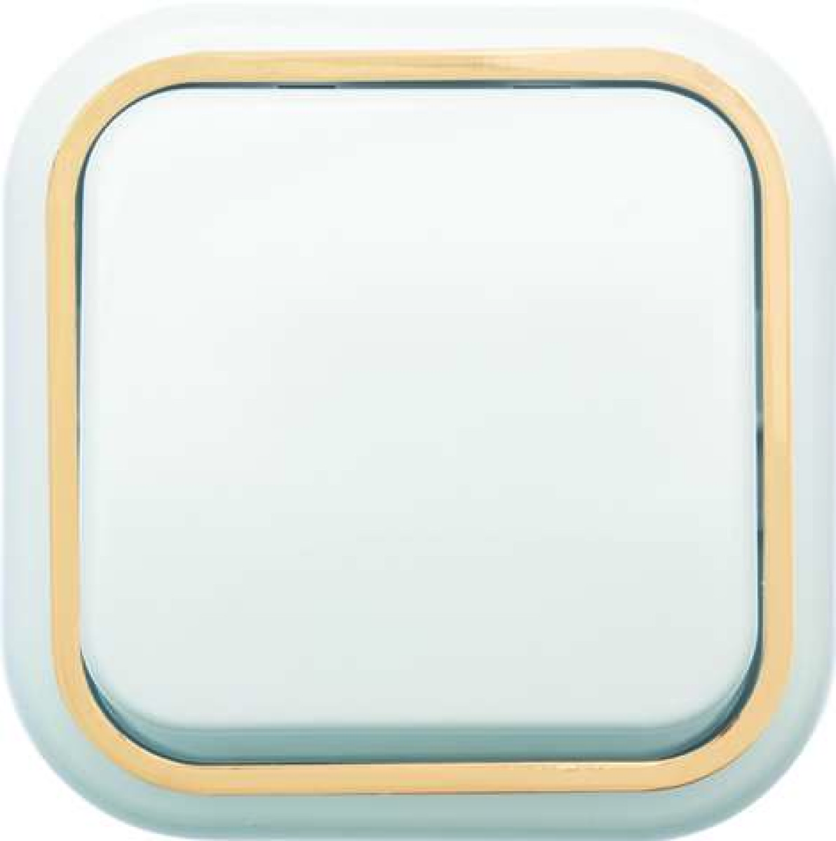 Изображение товара Выключатели, переключатели, диммеры Кунцево-Электро Выключатель 1-кл. ОП Валентина 10А IP20 А16-038 бел./зол. Кунцево