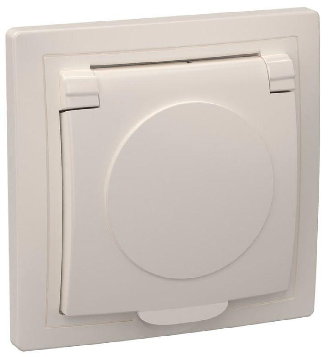 Изображение товара Розетка IEK РСб10-3-ККм 16А IP20 с заземлением и крышкой