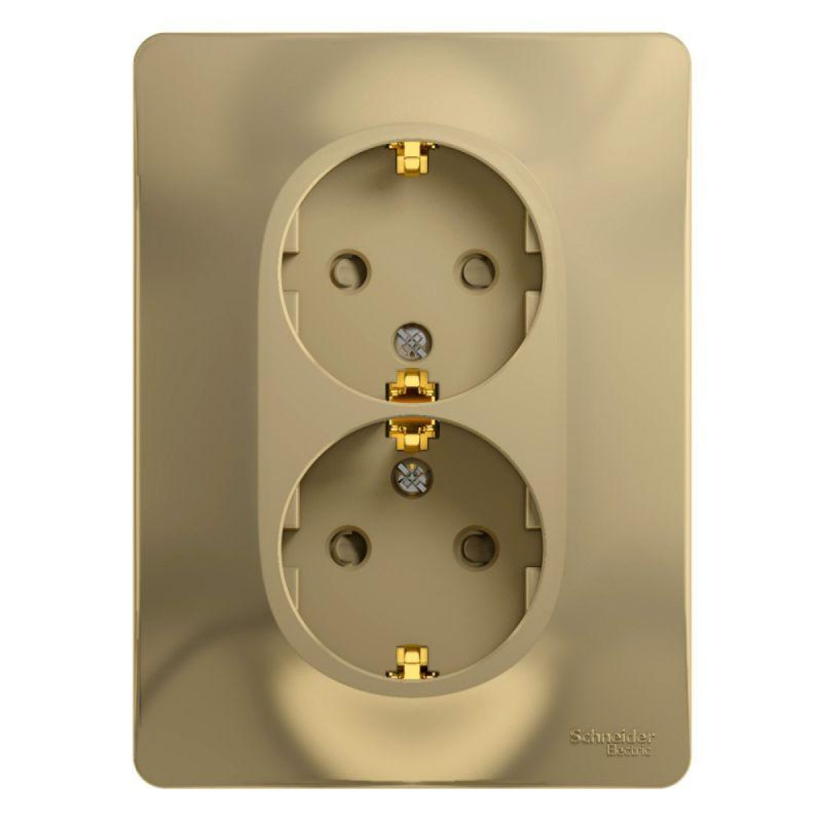 Изображение товара Розетка Systeme Electric Glossa 16А IP20 с заземл. защитой шторками Россия