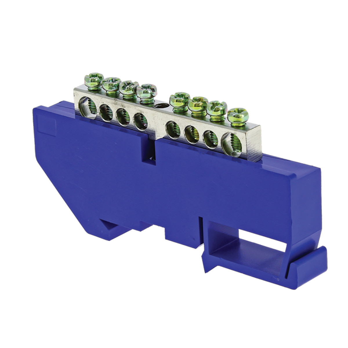 Изображение товара Высоковольтная шина нулевая N 6х9 с 8 отверстиями для DIN-рейки EKF