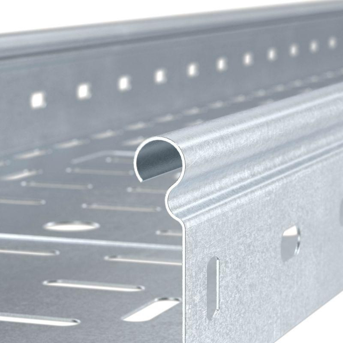 Изображение товара Лоток листовой перфорированный 200х50 мм длиной 3000 мм сталь 0.7мм DKC