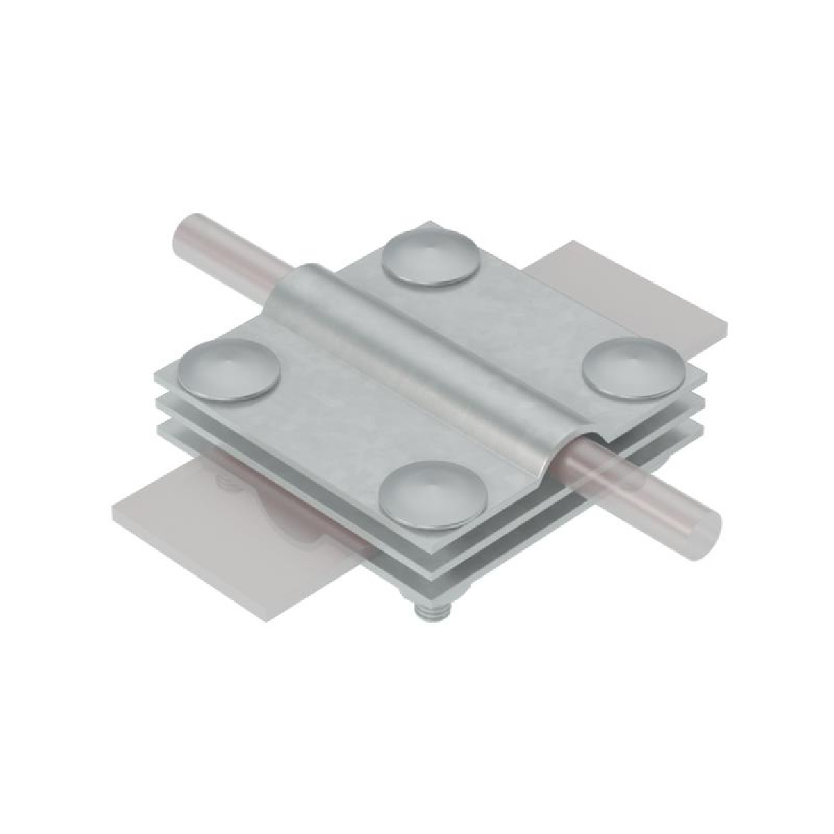 Изображение товара Элементы молниезащиты КМ-Профиль соединитель крестообразный 3XS-D5-12-B40 HD для прутка и полос