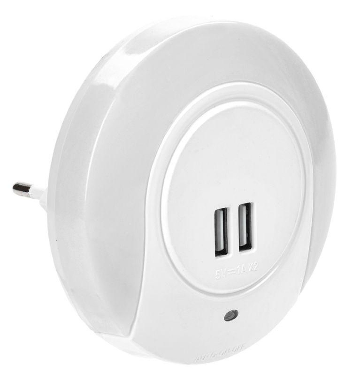 Изображение товара Светильник-ночник IEK 001 круг с USB датчиком освещения 220В