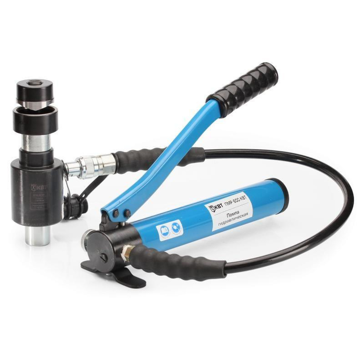 Изображение товара Гидравлический пресс КВТ Пресс гидравлический помповый для пробивки отверстий ПГПО-60