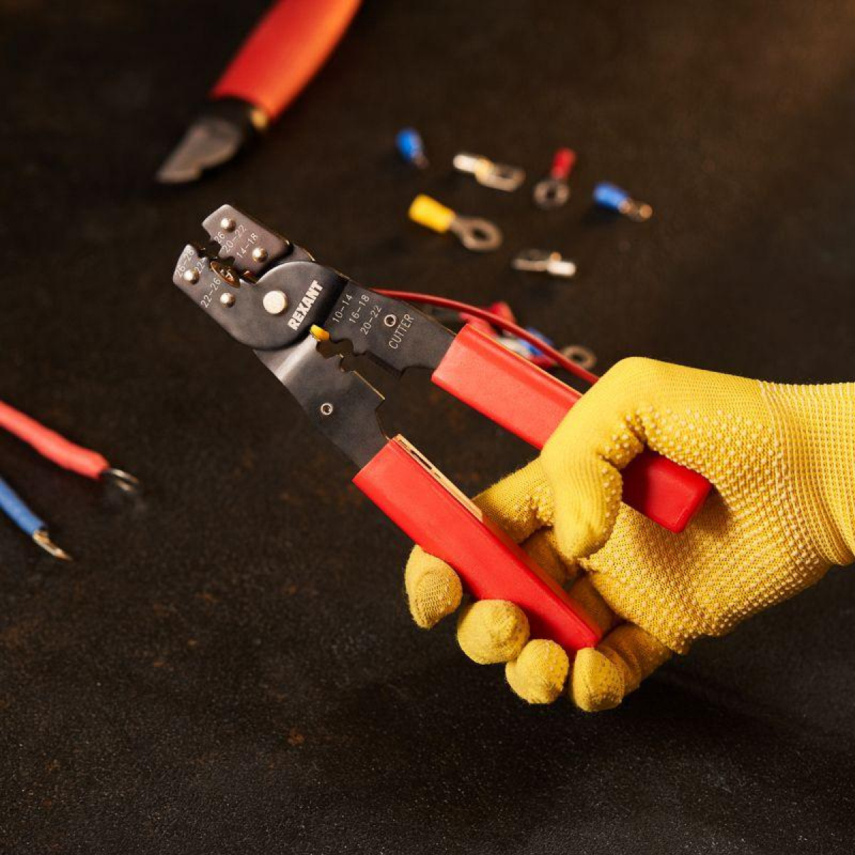 Изображение товара Кримпер для обжима автоклемм Rexant HT-202B 0.10-6.0 мм2