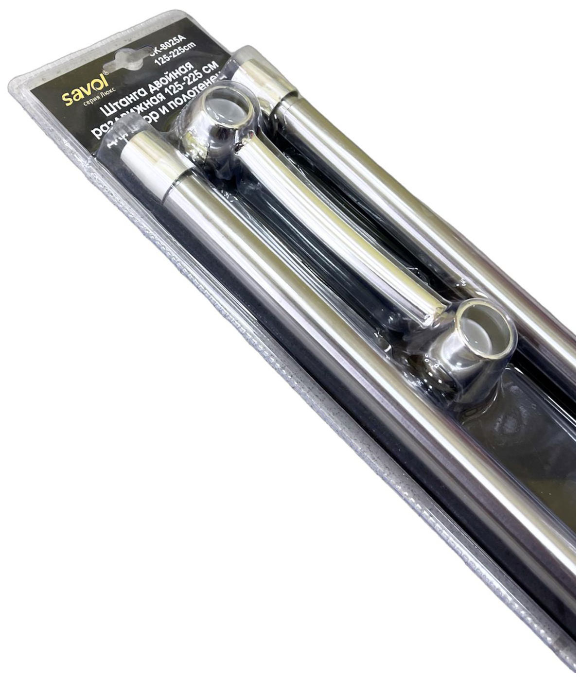 

Карниз для ванной комнаты Savol SK-8025A, Хром