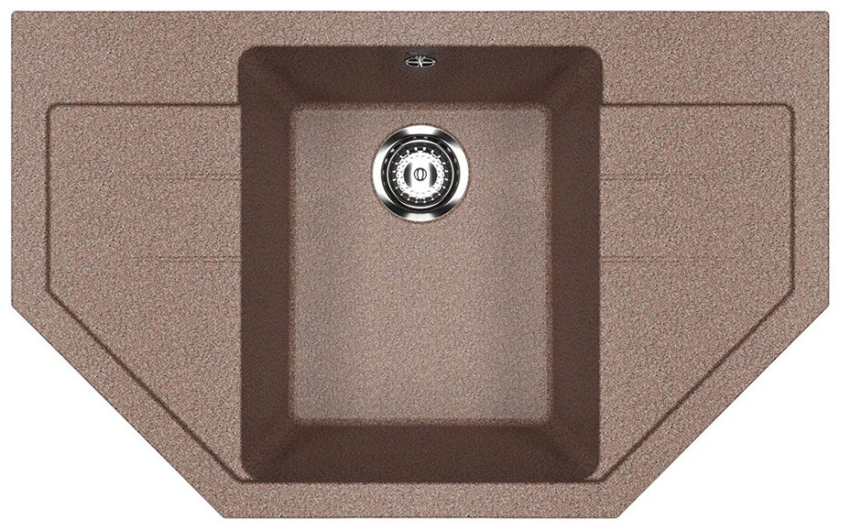 

Кухонная мойка Ulgran U-609/терракот (U-609-307), Терракотовый