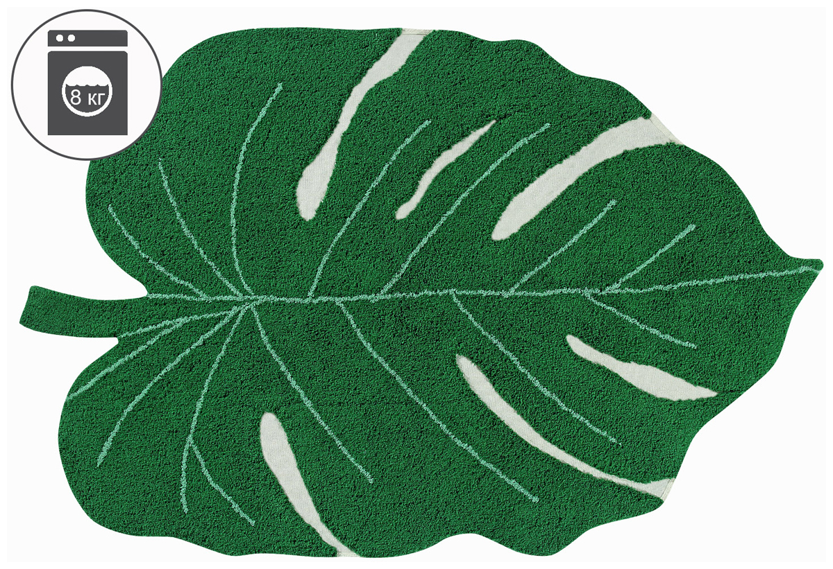 Изображение товара Ковер Lorena Canals C-MONSTERA зеленый 120x180 см из хлопка