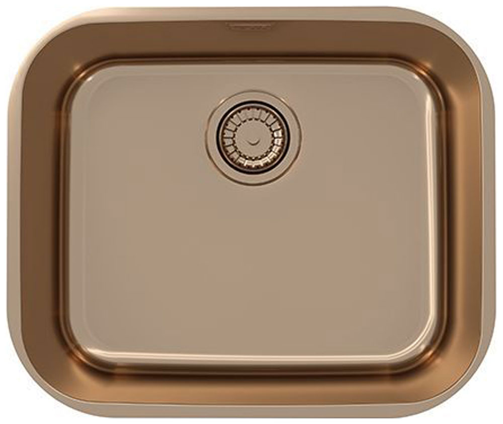 

Кухонная мойка Alveus VARIANT MONARCH P 10 COPPER 480X400X180 с выпуском без сифона (1113580), Медный