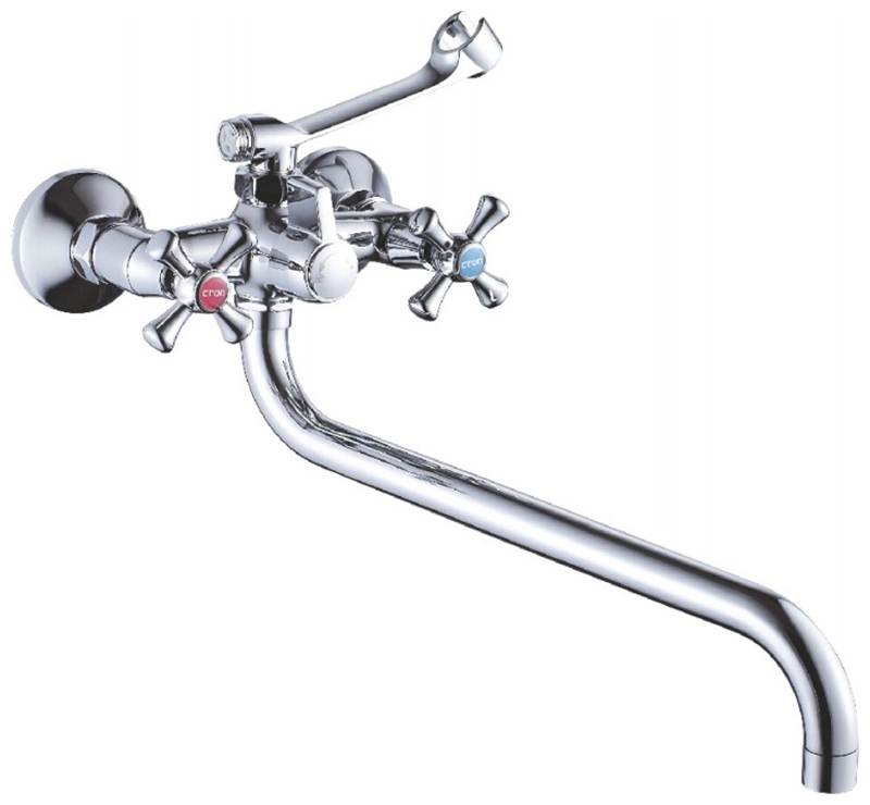 Изображение товара Смеситель для ванной комнаты Cron CN42, хром (CN2642-2)