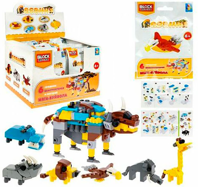 Изображение товара Пластиковый конструктор 1 Toy Blockformers Саванна Изображение товара Пластиковый конструктор 1 Toy Blockformers Саванна