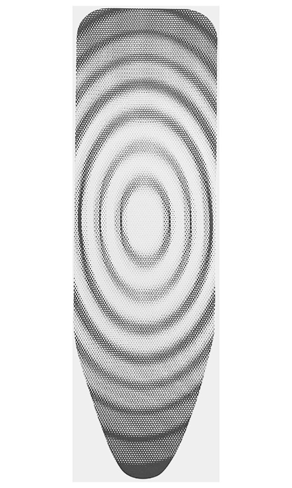Изображение товара Чехол для гладильной доски Brabantia PerfectFlow, 124х38 см, титановые круги (132063)