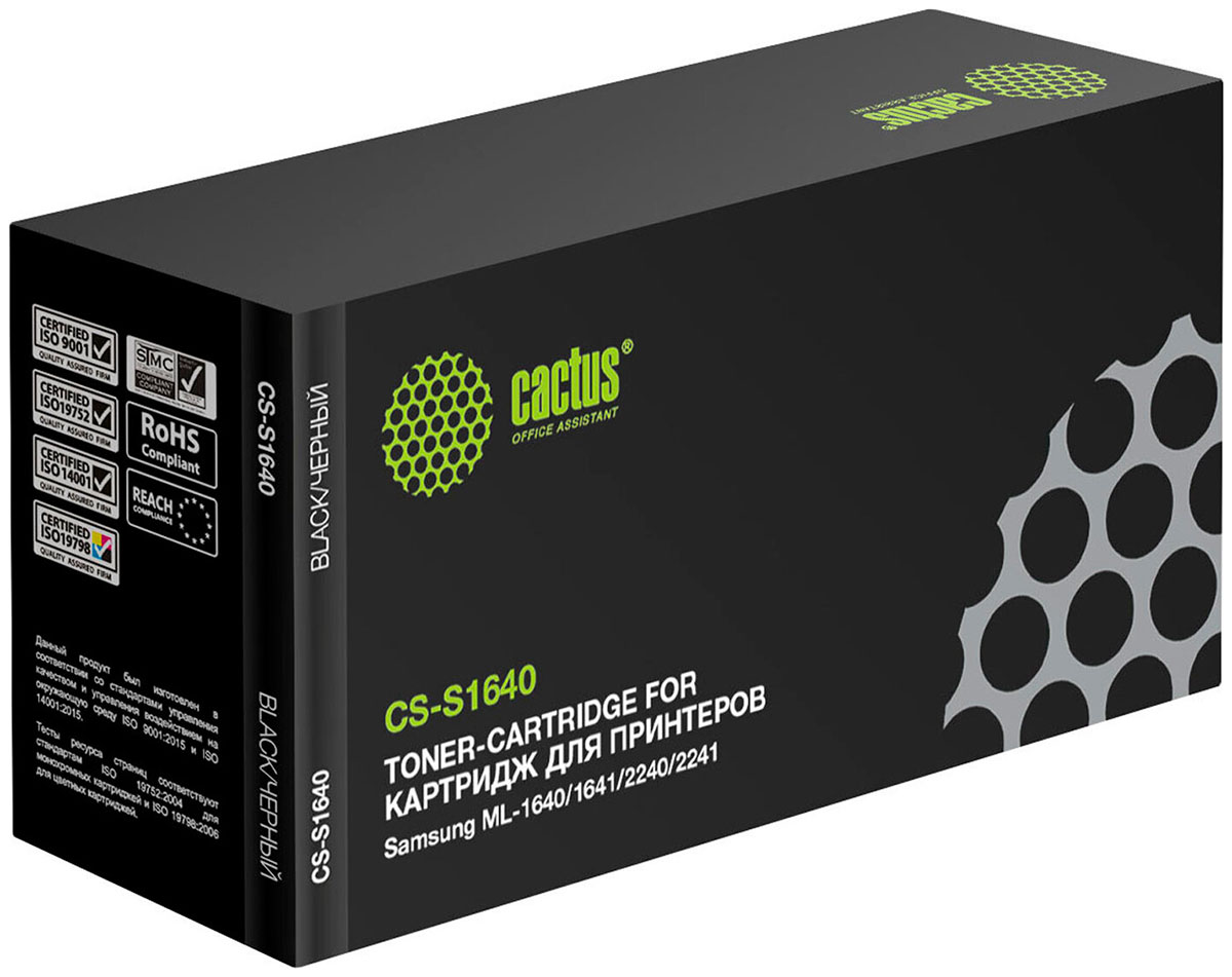 Изображение товара Картридж лазерный Cactus CS-S1640 для SAMSUNG ML-1641, ресурс 1500 страниц