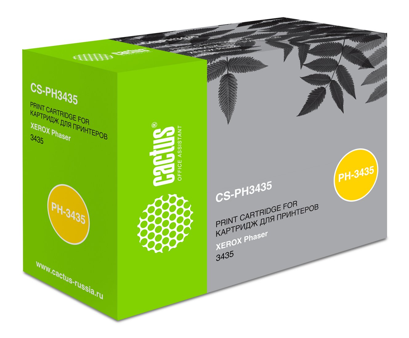 Изображение товара Картридж лазерный Cactus CS-PH3435 106R01415 черный (10000стр.) для Xerox Phaser 3435/3435dn