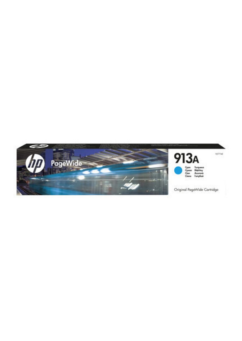 Изображение товара Картридж струйный HP 913A F6T77AE голубой (3000стр.) для PW 352dw/377dw/Pro 477dw/452dw