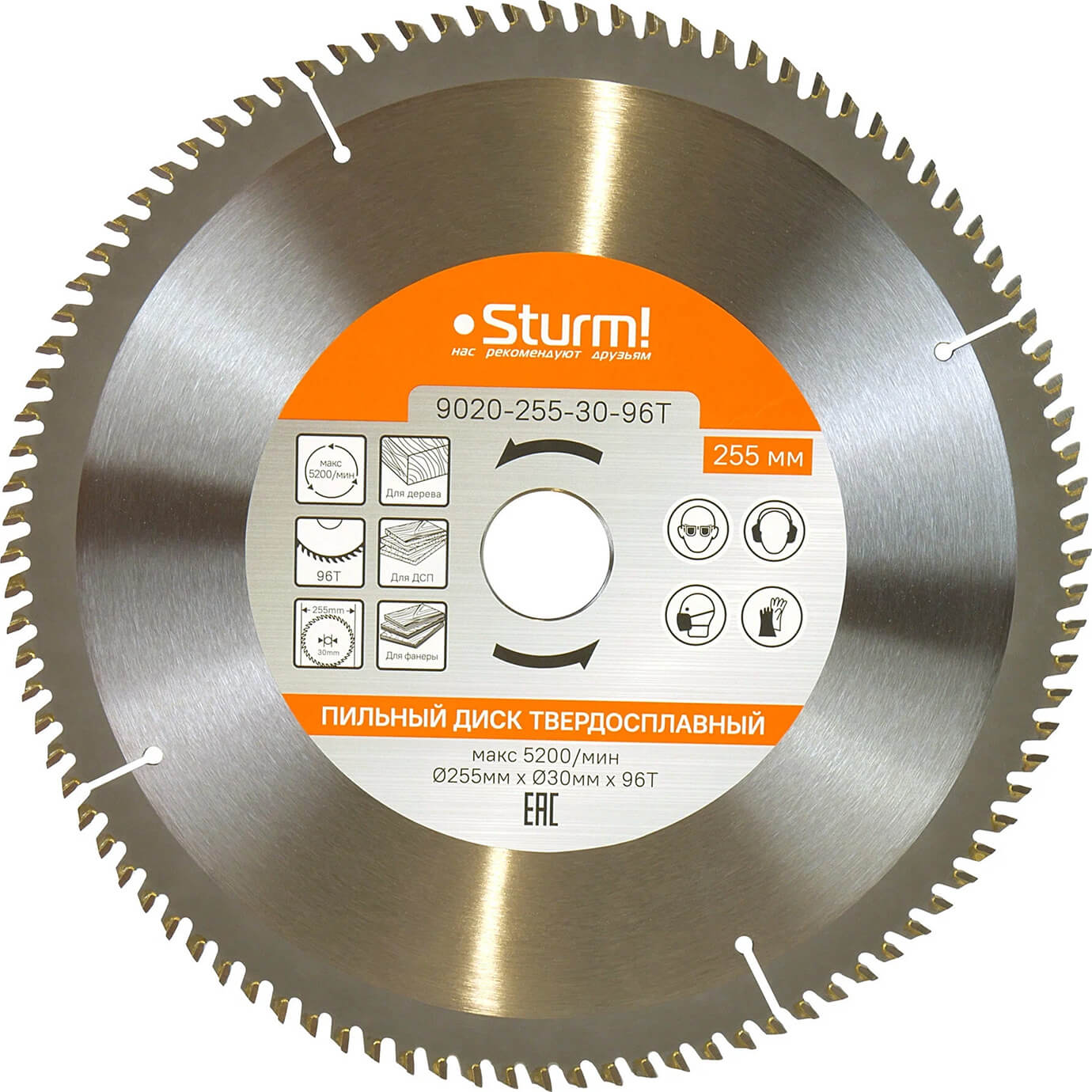 

Диск пильный Sturm! 255x30x96 (9020-255-30-96T)