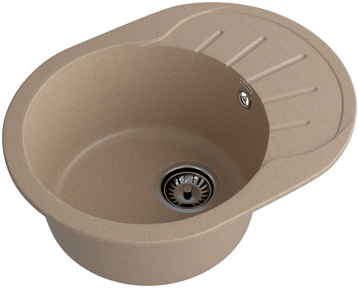 Изображение товара Кухонная мойка GranFest RONDO 580L из искусственного мрамора с крылом