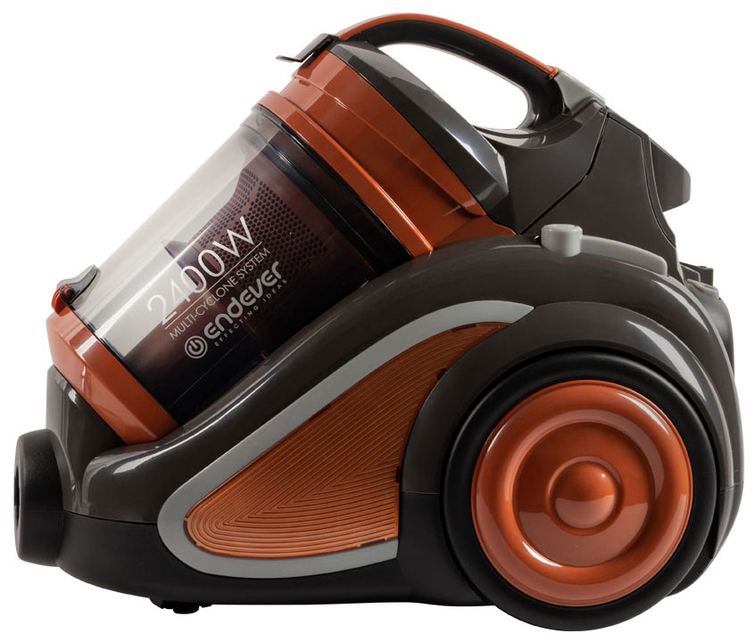 Изображение товара Пылесос напольный Endever SkyClean VC-65090348, оранжевый/серый