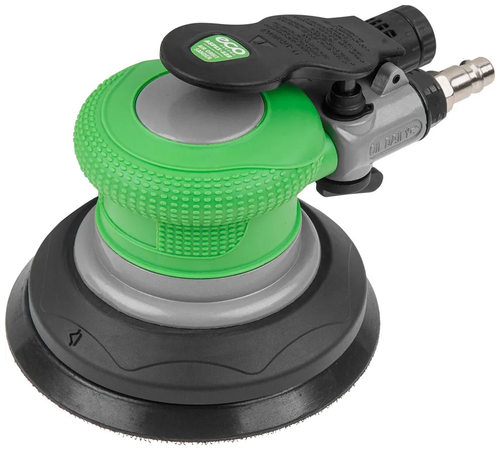 Изображение товара Пневмошлифмашина эксцентриковая Eco ASP11-125 (125 мм / 5 Эксцентр.: 5 мм, 10 000 об/мин, 180 л/мин)