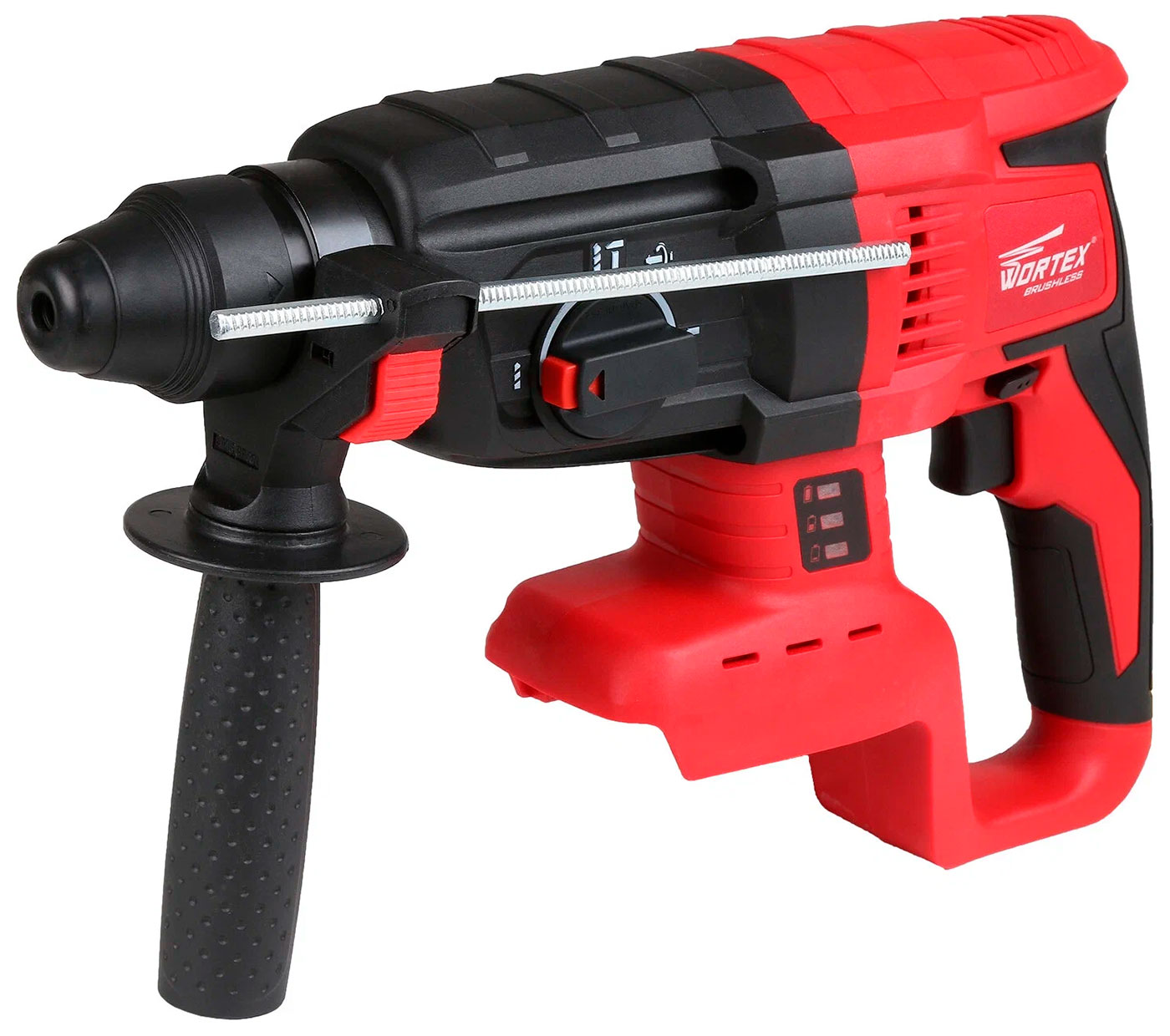 Изображение товара Перфоратор аккумуляторный Wortex CRH 1824-2, ALL1, 18 В, С АКБ и ЗУ, 2.6 Дж, вес 2.4 кг, в чемодане (0329285)