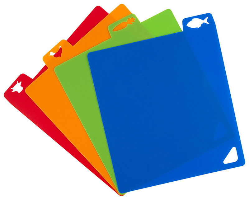 Изображение товара Набор разделочных досок Mallony 4 штуки, гибких, 32,5х27 см (986038)