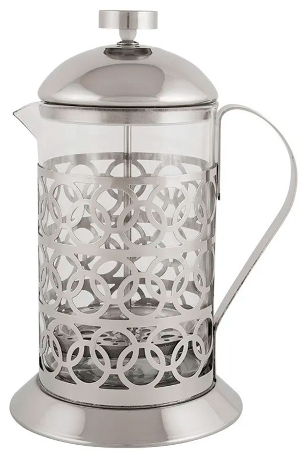 Изображение товара Френч-пресс Mallony OLIMPIA T046-800ML 0.8 л нержавеющая сталь и стекло