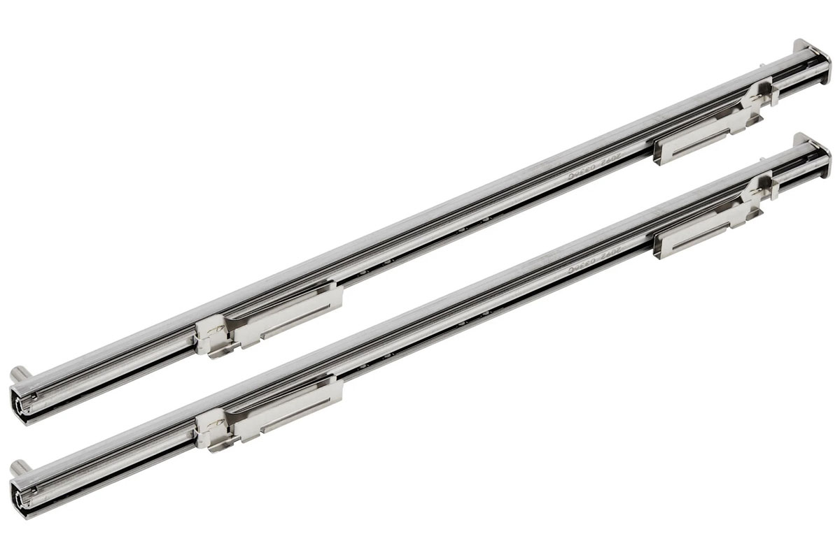 Изображение товара Телескопические направляющие для духовых шкафов Krona 1 уровень (KRTEL001)