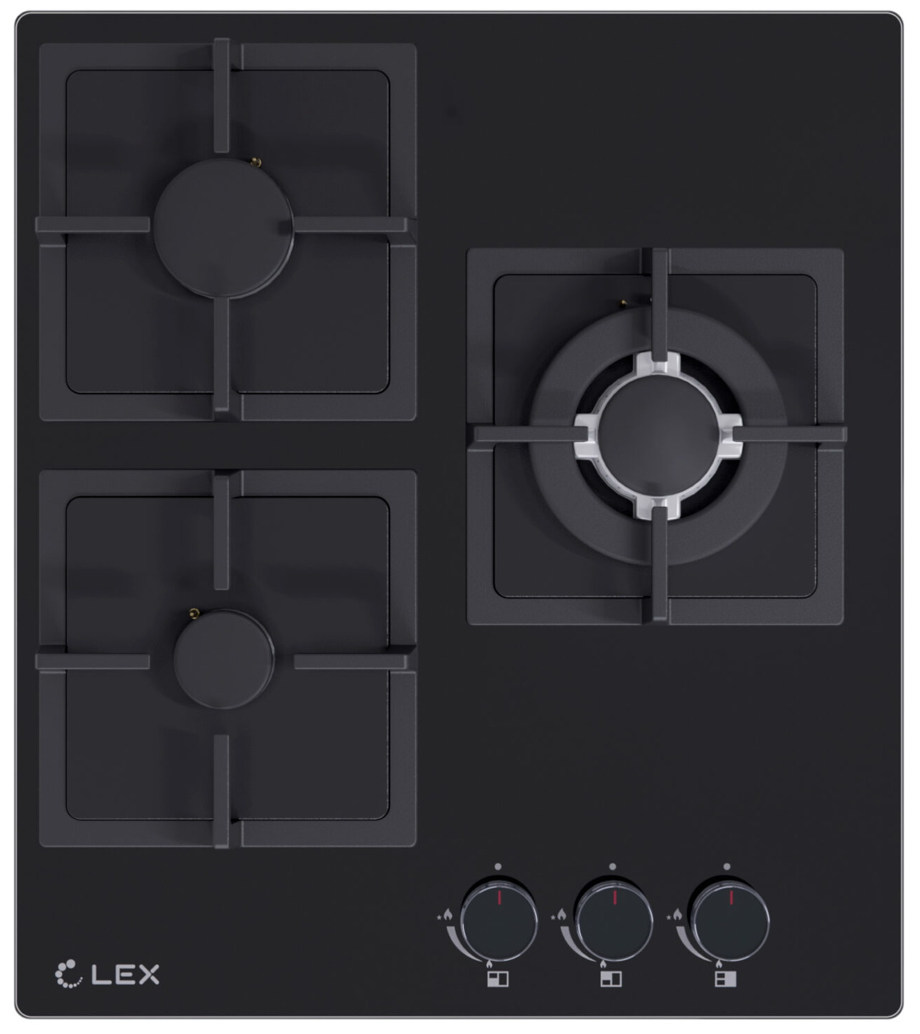 

Газовая варочная панель LEX GVG 434 BBL, Черный