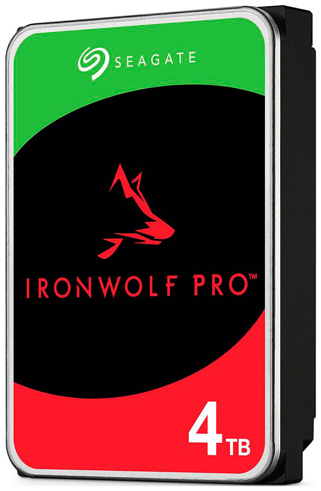 Изображение товара Жесткий диск Seagate 3.5 4TB IronWolf Pro SATA III 7200rpm 256MB (ST4000NT001)
