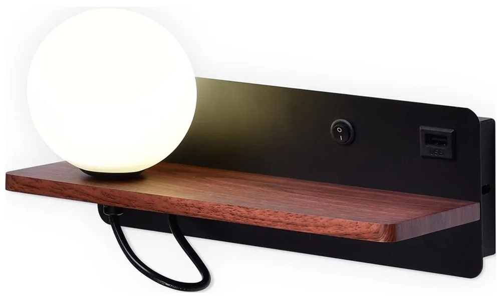 Изображение товара Бра Ambrella Light Wall FW521 в кантри стиле для спальни стеновая подсветка