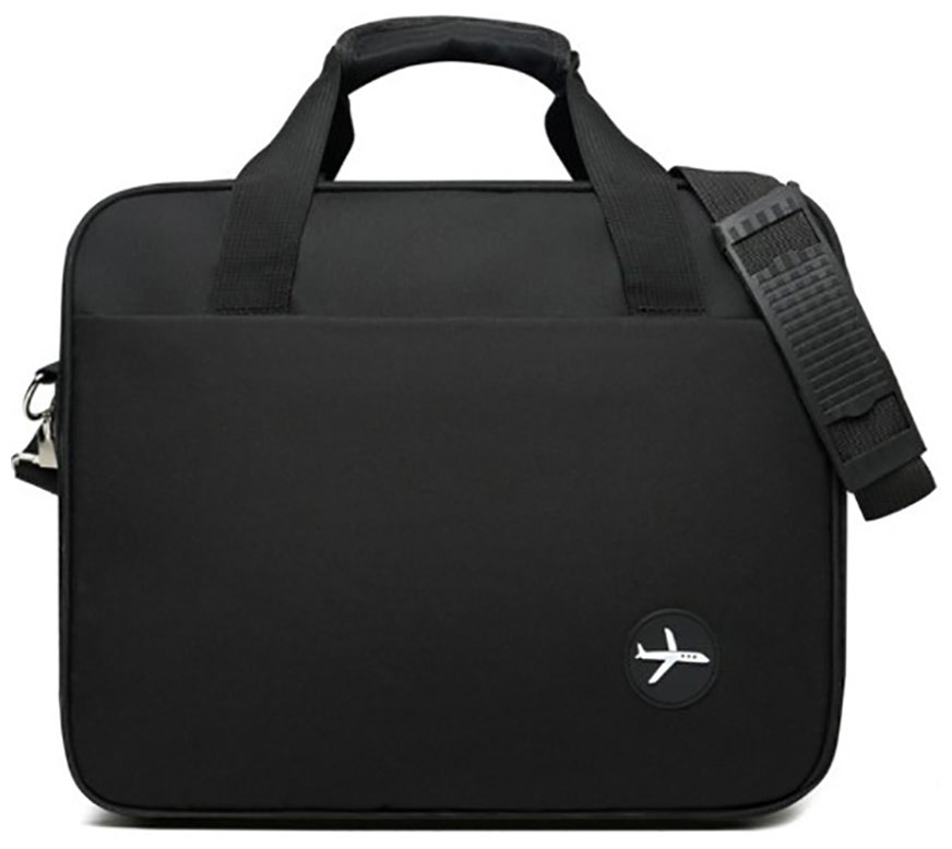 Изображение товара Дорожная сумка Lats черная 36x30x27 см с водоотталкивающей тканью