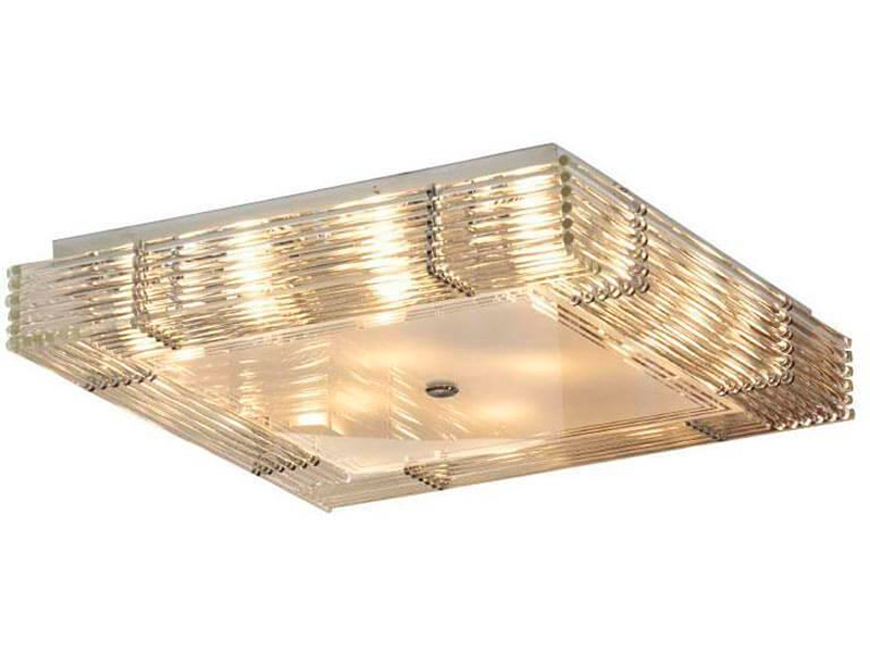 Изображение товара Потолочный светильник Lussole Popoli GRLSC 3407 10 современный хром хрусталь для гостиной