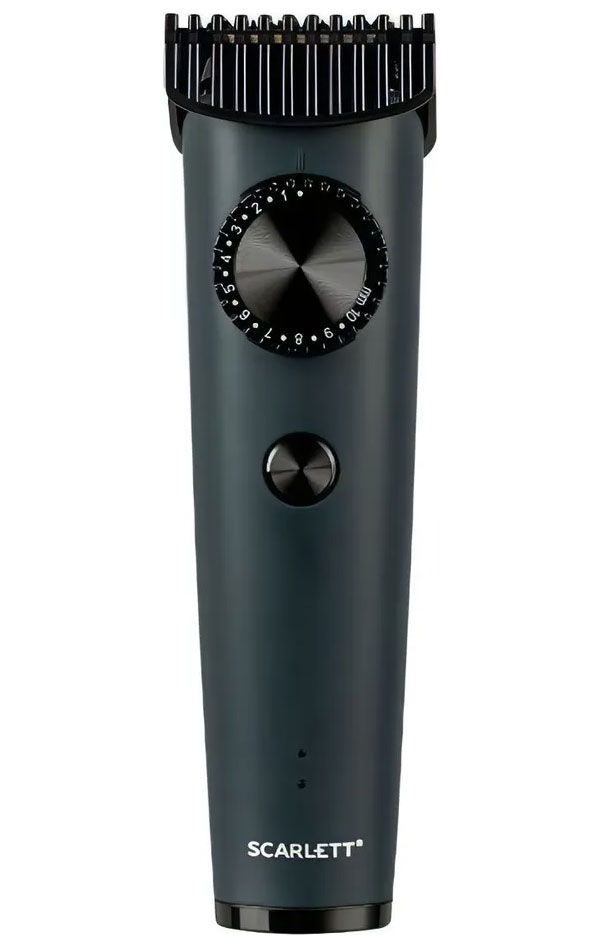 Машинка для стрижки волос Scarlett SC-HC63C104, графит/черный
