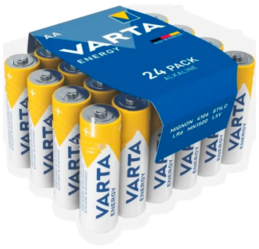Изображение товара Батарейка Varta ENERGY LR6 AA BOX24 Alkaline 1.5V (4106)